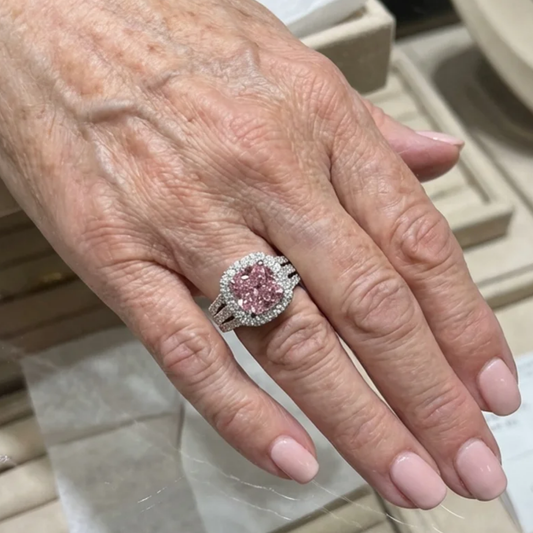Bague auréole impériale | Or rose