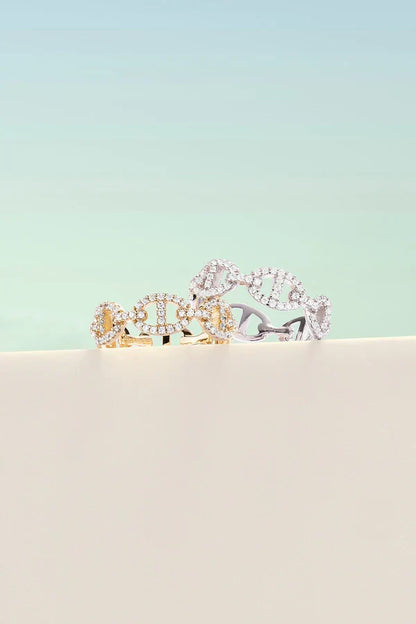 Bague Isaline Marina | Or blanc
