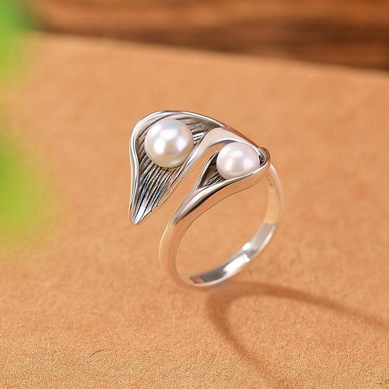 Bague vintage avec marguerites | Or