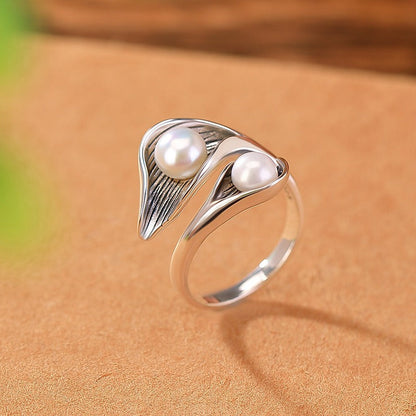 Bague vintage avec marguerites | Or