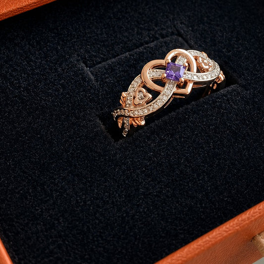 Bague Violetheart | Or bicolore
