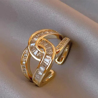 Bague élégante avec nœud | Or