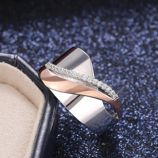 Bague et or rose bicolore | Or rose