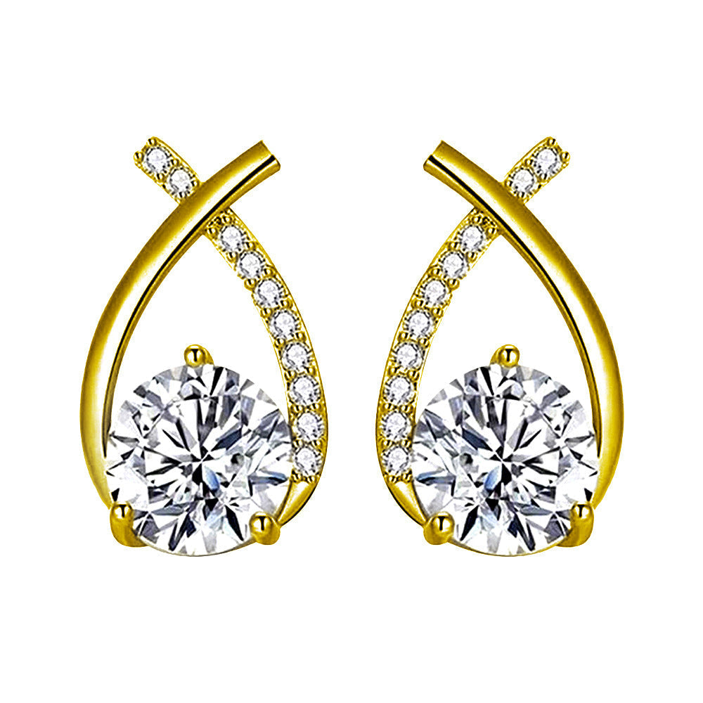 Boucles d'oreilles Arielle | Or blanc