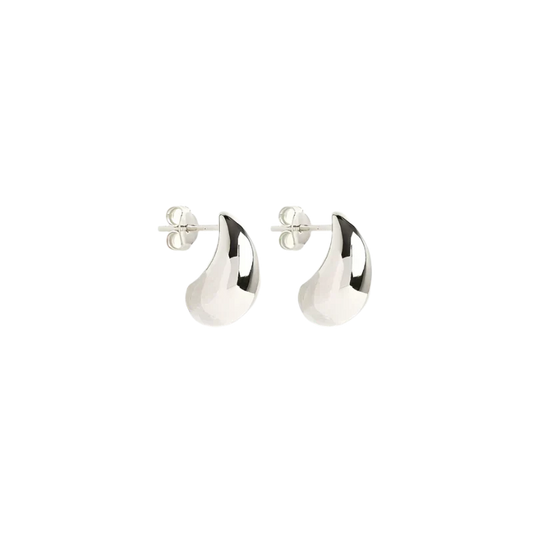 Boucles d'oreilles Mato | Or blanc