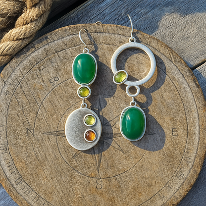 Boucles d'oreilles Sabrina | Or blanc