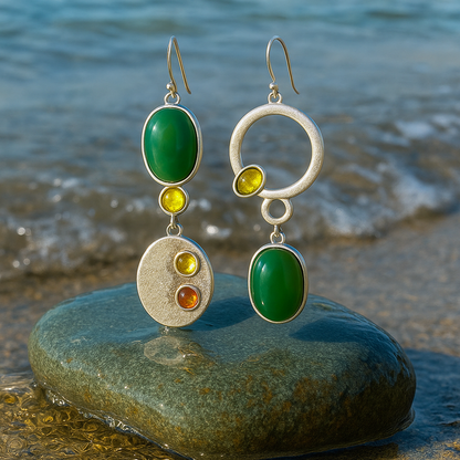 Boucles d'oreilles Sabrina | Or blanc