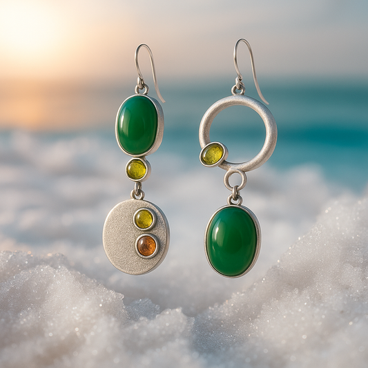 Boucles d'oreilles Sabrina | Or blanc