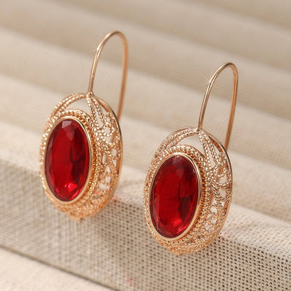 Boucles d'oreilles Thalessia | Or rose