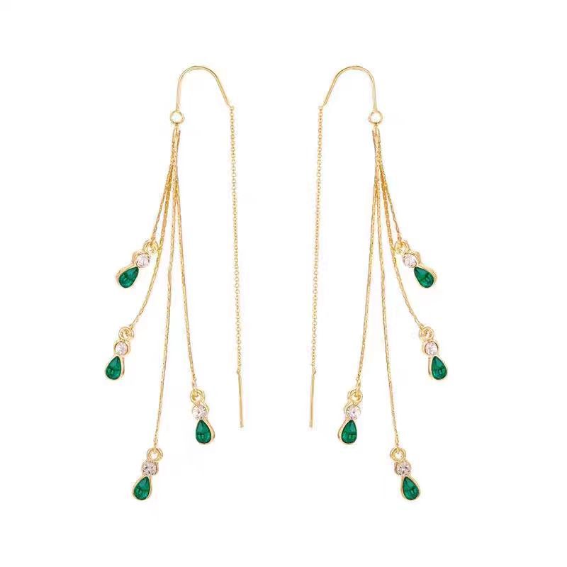 Boucles d'oreilles à pampilles Calixte Moreau | Or