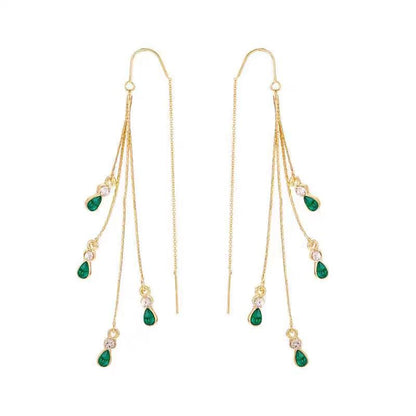 Boucles d'oreilles à pampilles Calixte Moreau | Or