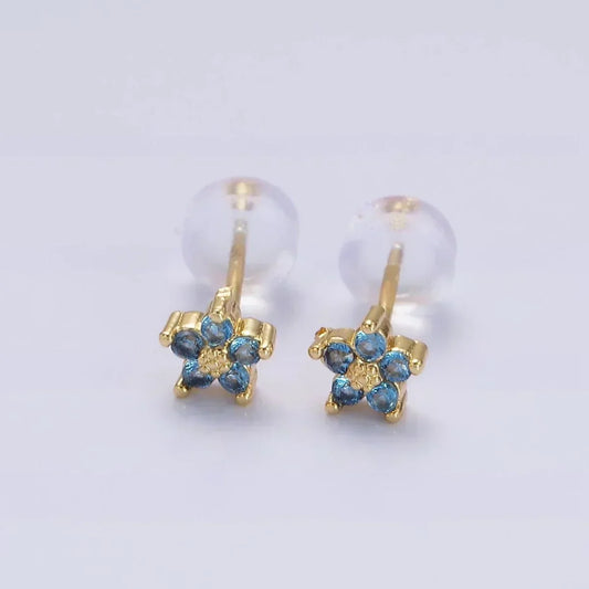 Boucles d'oreilles avec motif floral délicat | Or