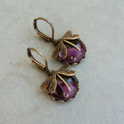 Boucles d'oreilles en forme de sphère vieilli | Or
