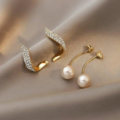 Boucles d'oreilles avec perles | Or