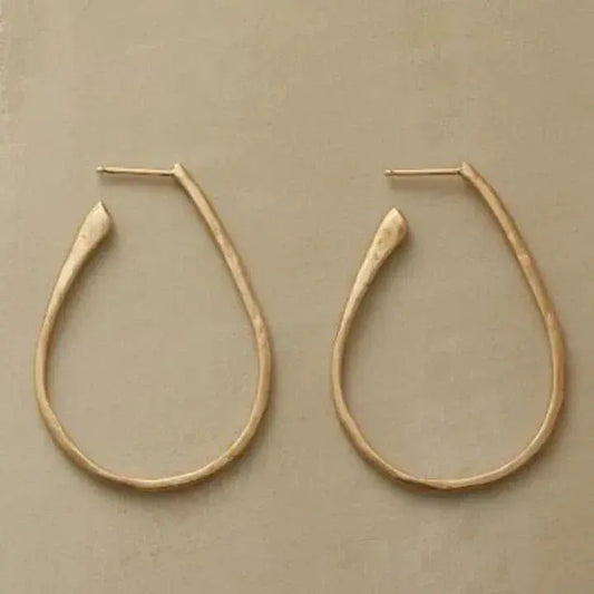 Boucles d'oreilles rétro ours | Or
