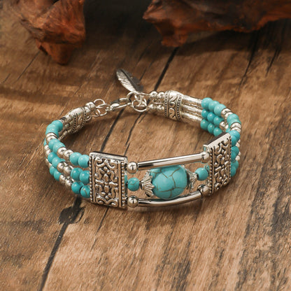 Bracelet Azura | Or blanc