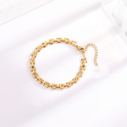 Bracelet chaîne Montre | Or