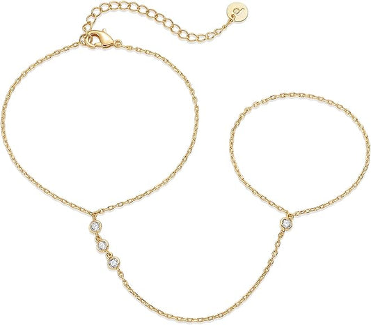 Bracelet chaîne à perles | Or