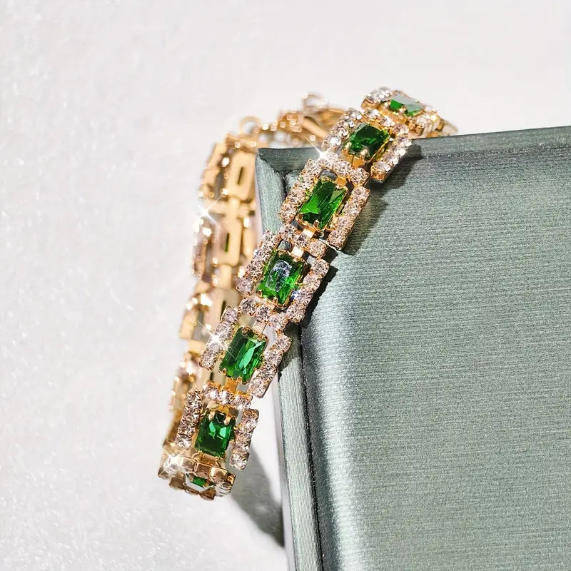 Bracelet Elisa Esmeralda | Or
