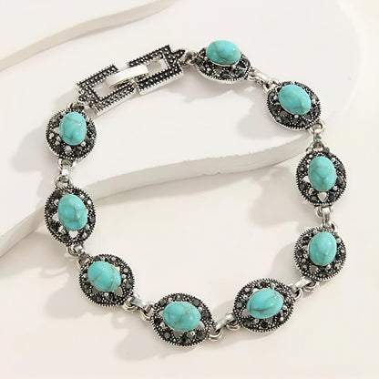 Bracelet emblème noble Corvelle | Or blanc