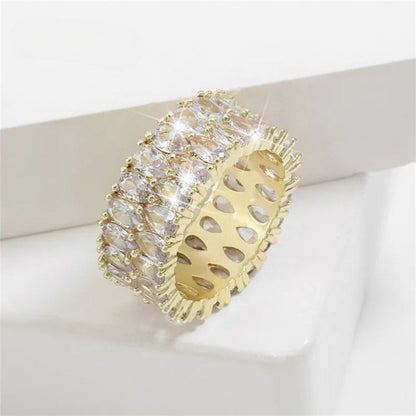 Bracelet large en cristal Oriental | Or