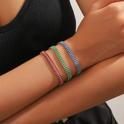 Bracelet signature brillante | Or blanc