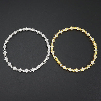 Bracelet de tennis classique | Or blanc