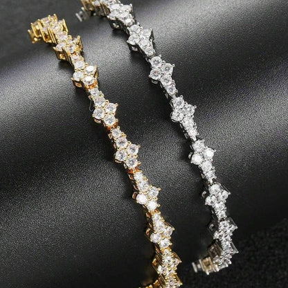 Bracelet de tennis classique | Or blanc