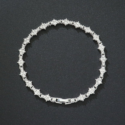 Bracelet de tennis classique | Or blanc