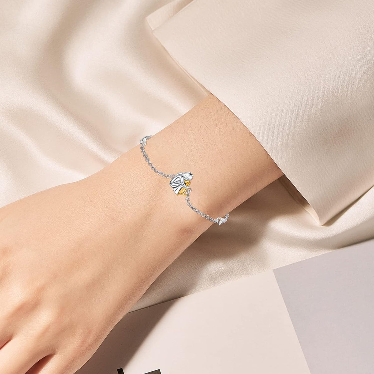 Bracelet de bonheur ajustable, simple et magique | Or