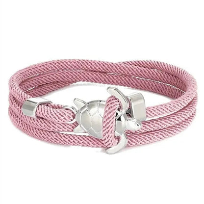 Bracelet fait main avec tortue de mer | Or
