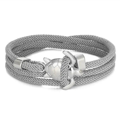 Bracelet fait main avec tortue de mer | Or