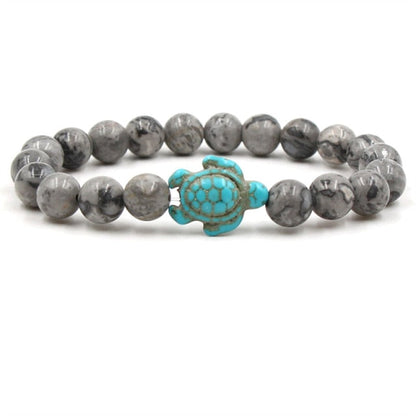 Bracelets exclusifs en pierres naturelles en forme de tortue | Or