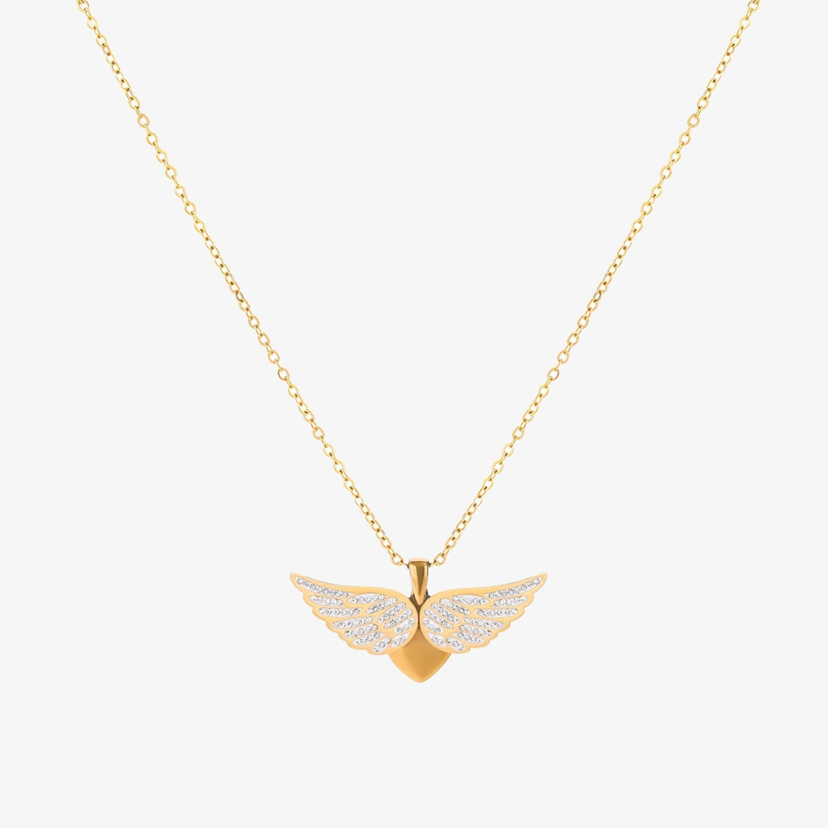 Collier ailes d'ange Élevées | Or