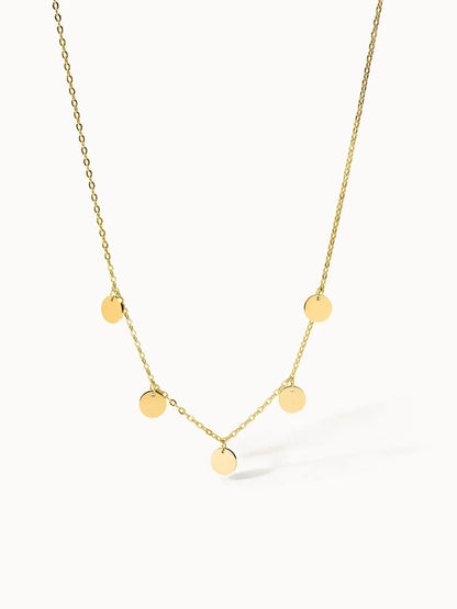 Collier Bouddha coloré | Or blanc