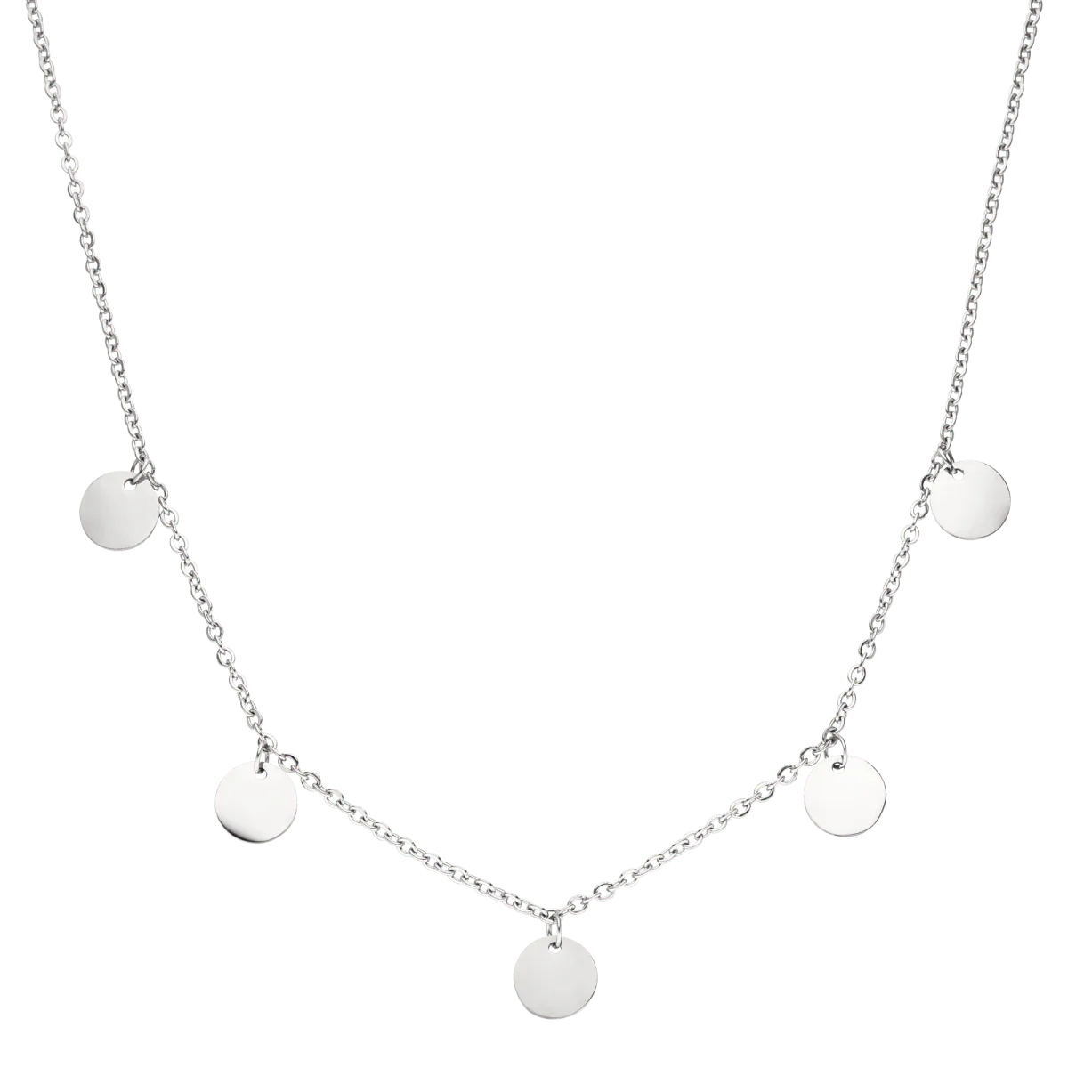 Collier Bouddha coloré | Or blanc