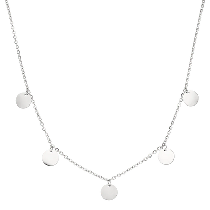 Collier Bouddha coloré | Or blanc