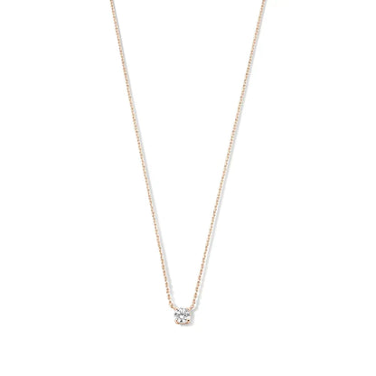 Collier Cléa en pierre | Or blanc