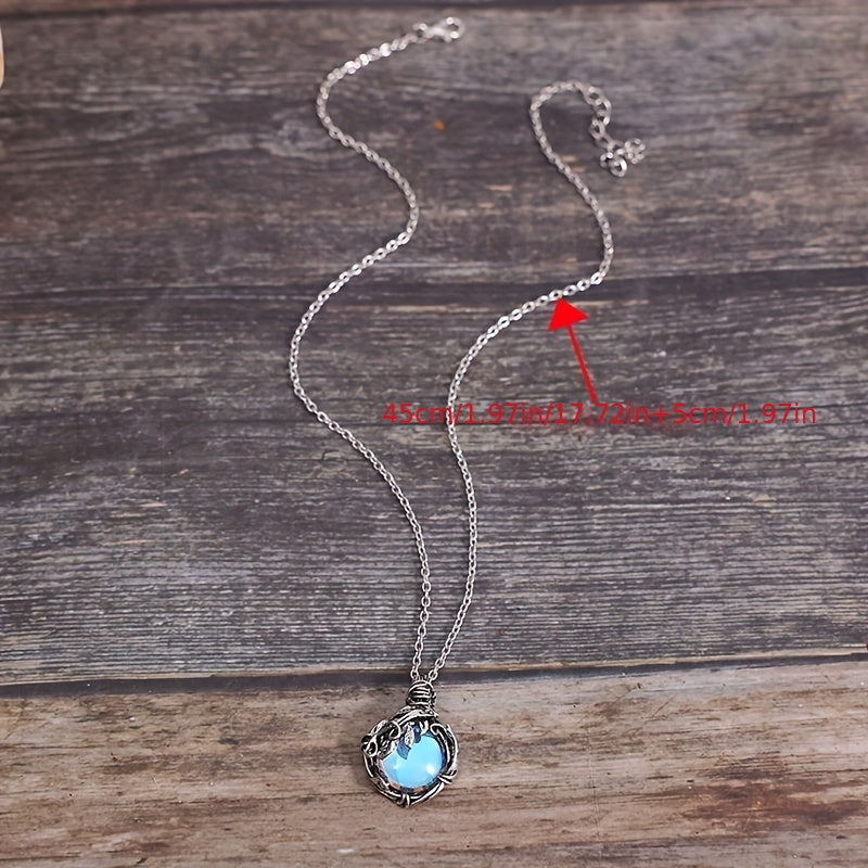 Collier Maria avec pierre de lune | Or