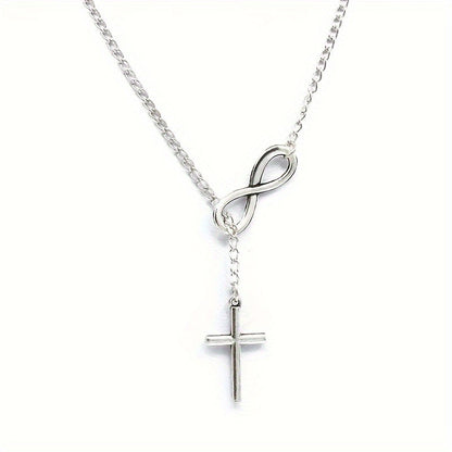 Collier pendentif croix éternelle | Or