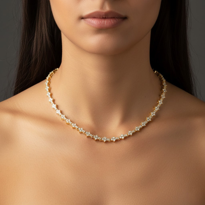 Collier tennis classique | Or