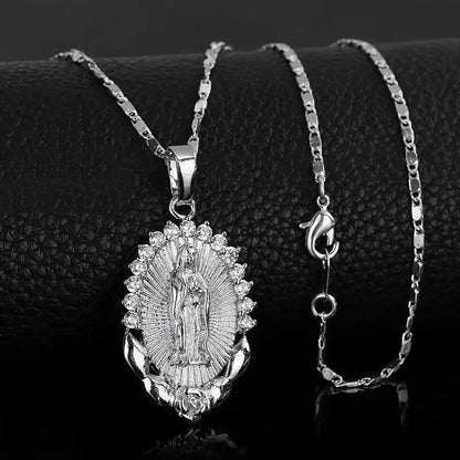 Collier avec médaille de la Vierge Marie | Or