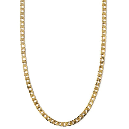 Collier en chaîne à maillons Plats | Or