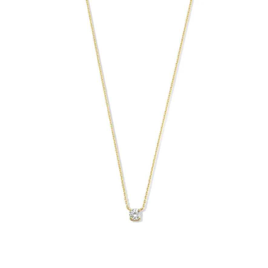 Collier en pierre moissanite Cléa | Or