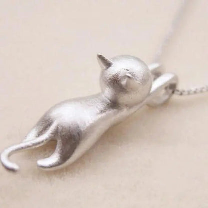Collier 925 amusant | Or blanc