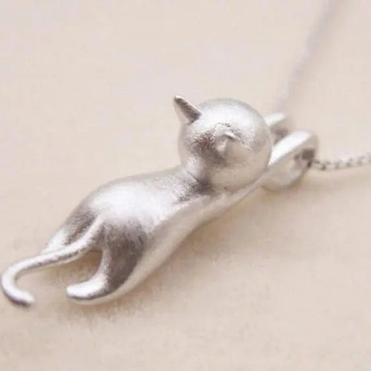 Collier 925 amusant | Or blanc