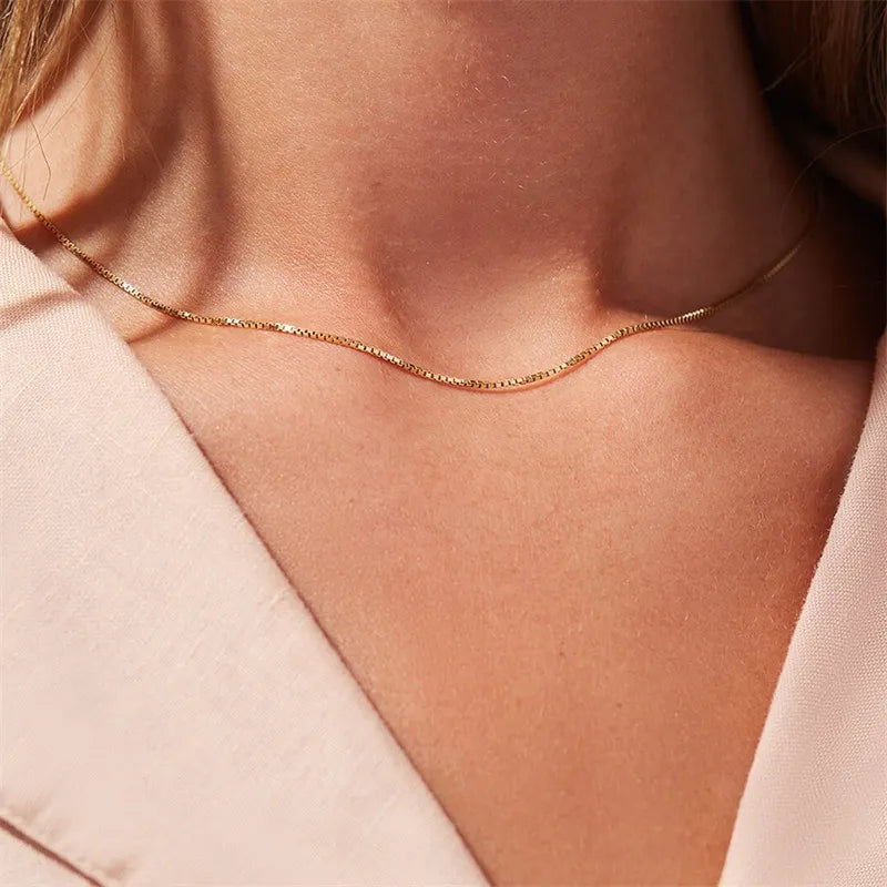 Collier en forme de chaîne Danica or | Or