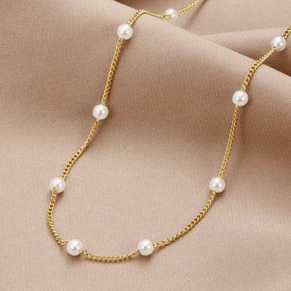 Collier avec perle naturelle | Or