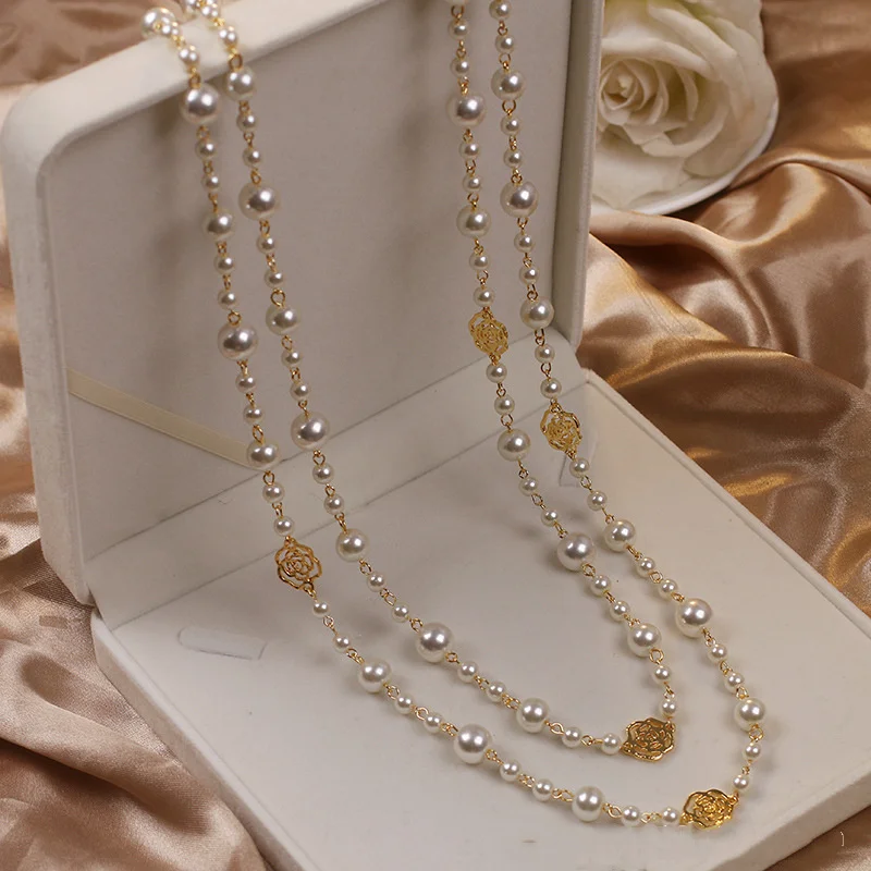 Collier élégant avec petite perle | Or