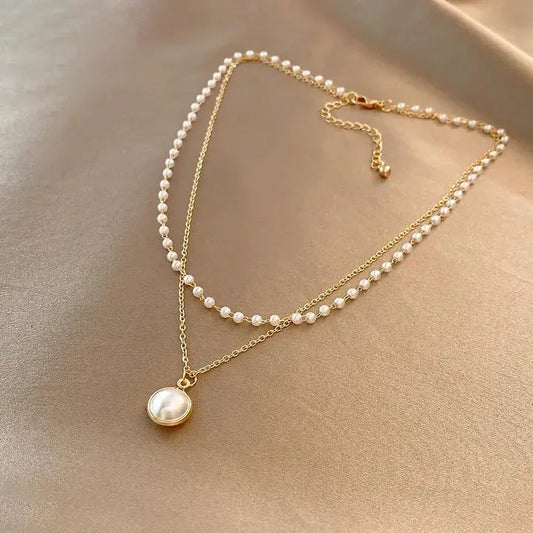 Collier luxueux avec perles | Or
